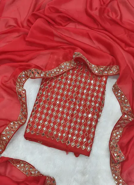 Jr 637 Rangoli Silk With Mirror Work Embroidery Saree Exporters In India